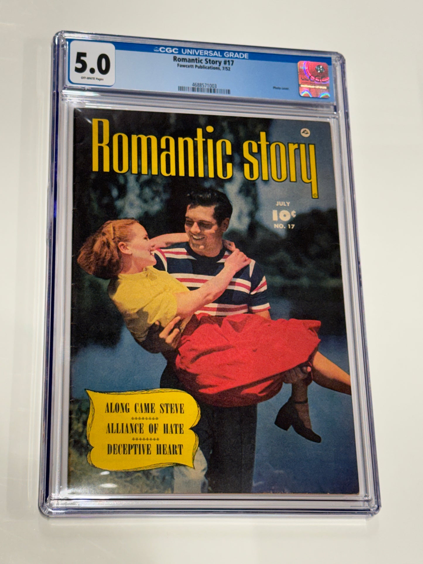 ROMANTIC STORY #17  CGC 5.0