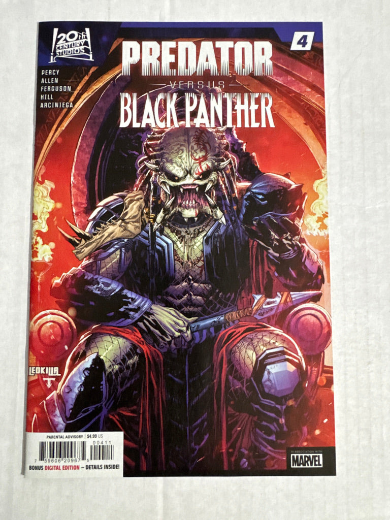 PREDATOR VERSUS BLACK PANTHER #4 NM Ken Lashley Cover