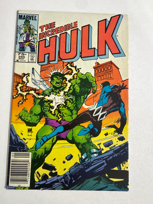 INCREDIBLE HULK #295 VF+ Bill Sienkiewicz Cover CANADIAN PRICE VARIANT