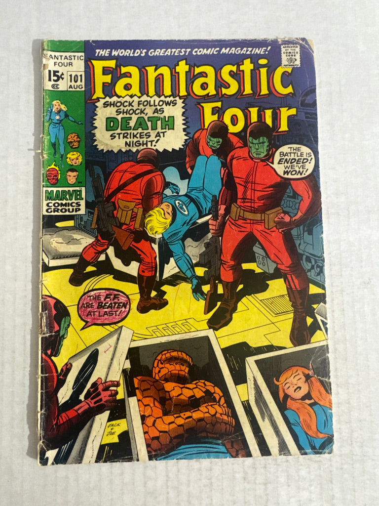 FANTASTIC FOUR #101 FR Cover Detached