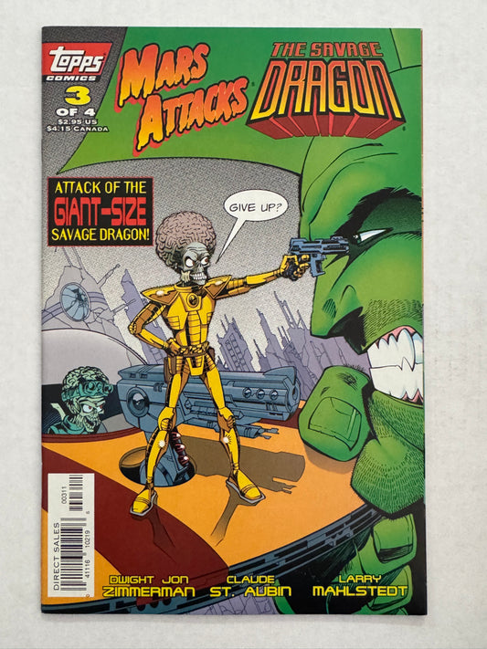MARS ATTACKS SAVAGE DRAGON #3 NM