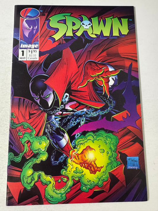 SPAWN #1 VF/NM Todd McFarlane Cover 1ST APPEARANCE