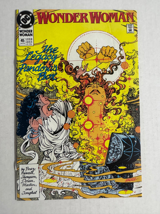 WONDER WOMAN #45 Vol 2 NM George Perez Cover