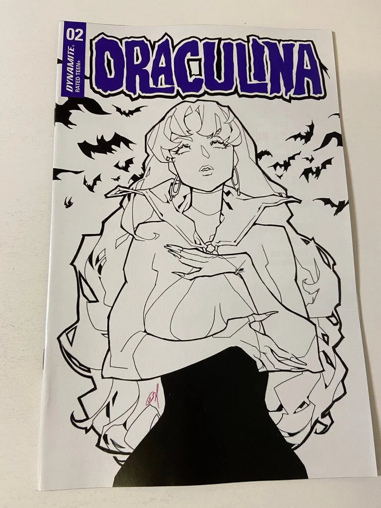 DRACULINA #2 NM 1:30 NM Rose Besch B/W Variant