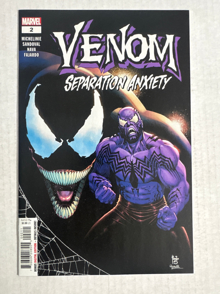 VENOM Separation Anxiety #2 Vol 2 NM
