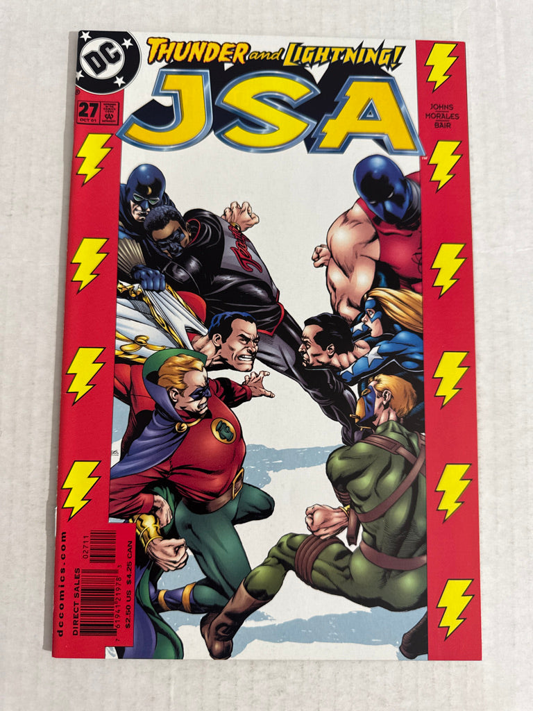 JSA #27  Rags Morales Cover