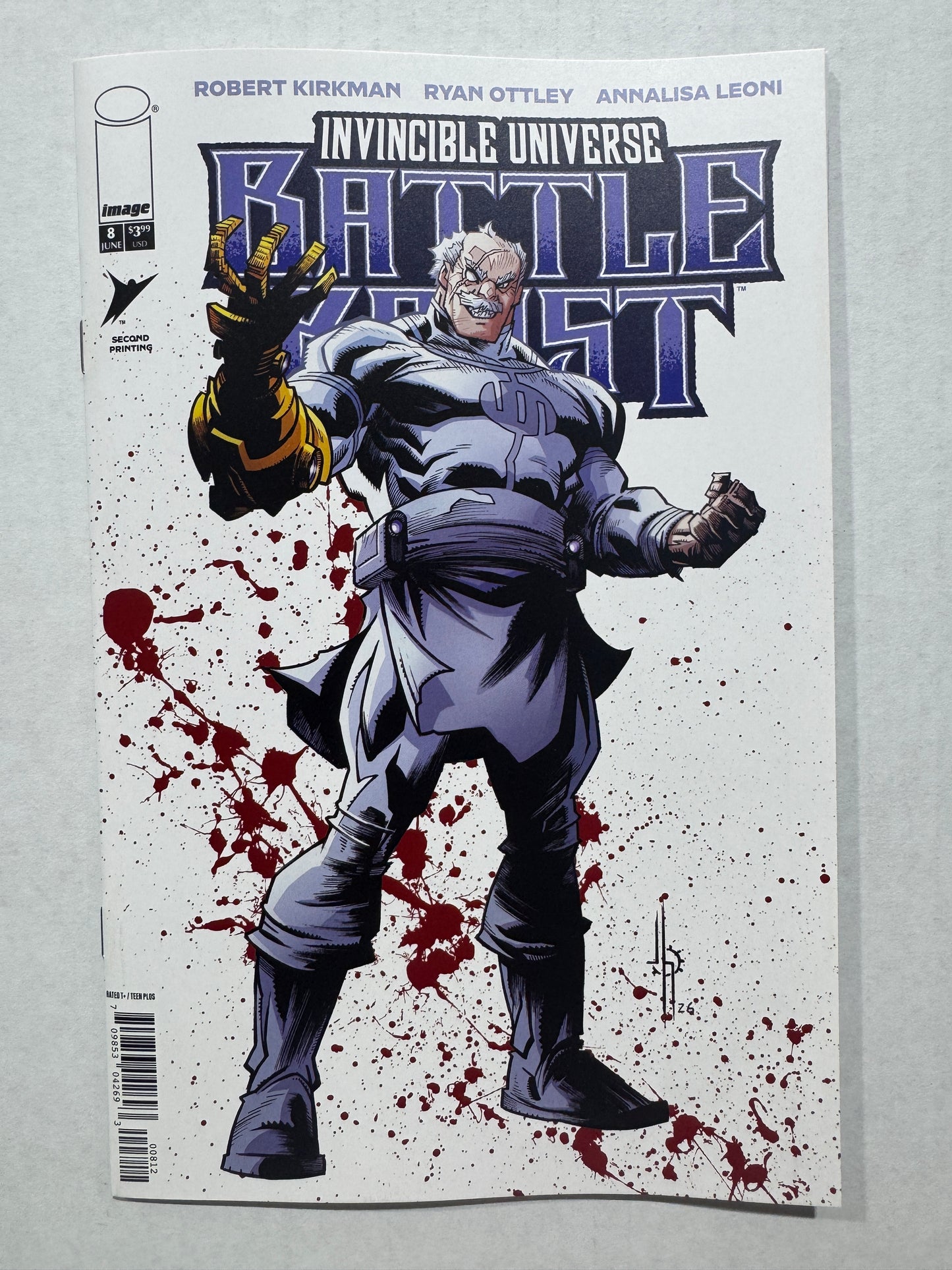 Invincible Universe BATTLE BEAST #8 NM 2nd Print Variant