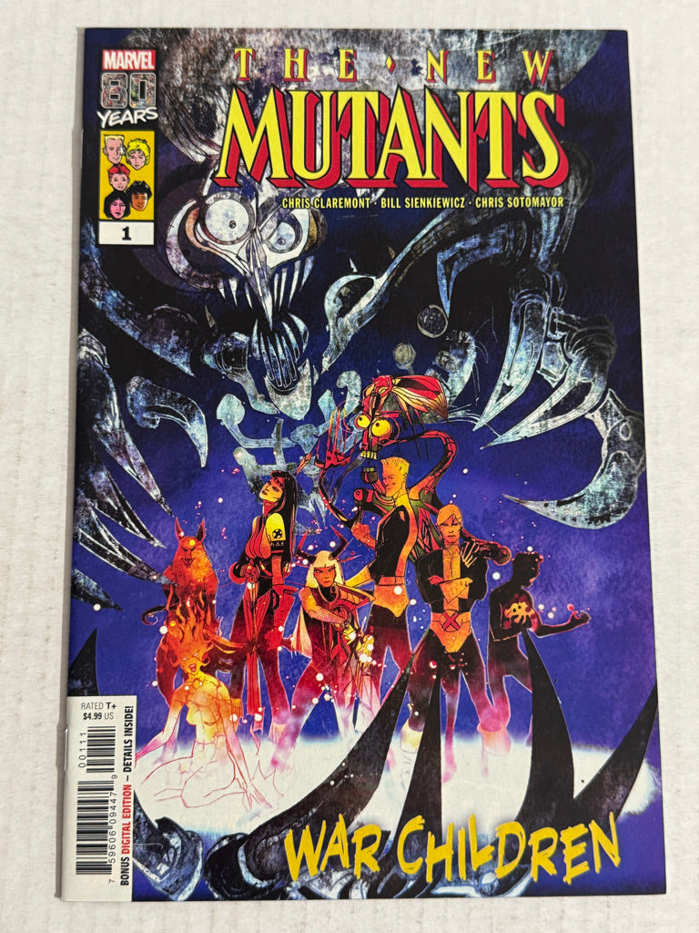 NEW MUTANTS WAR CHILDREN #1 NM Bill Sienkiewicz Cover