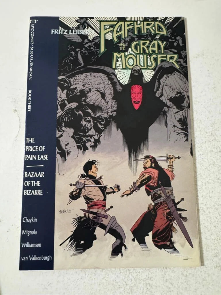 FAFHRED AND THE GRAY MOUSER #1-4 NM Set Mike Mignola Covers