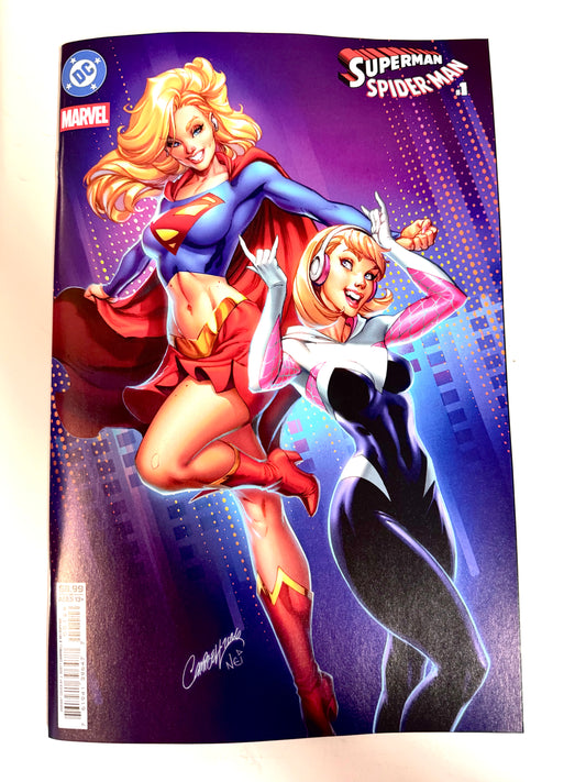Superman / Spider-Man #1 NM Cover N J. Scott Campbell Variant