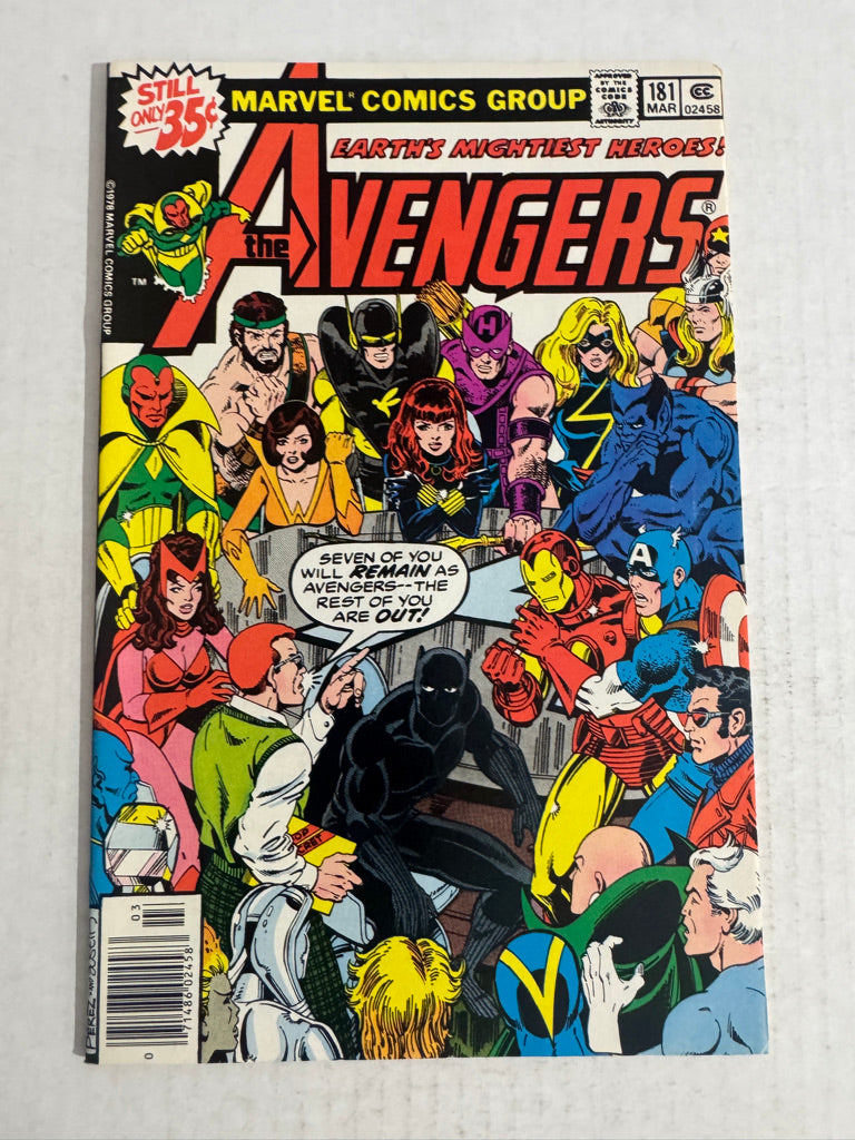 AVENGERS #181 VF/NM George Perez  1ST APPEARANCE