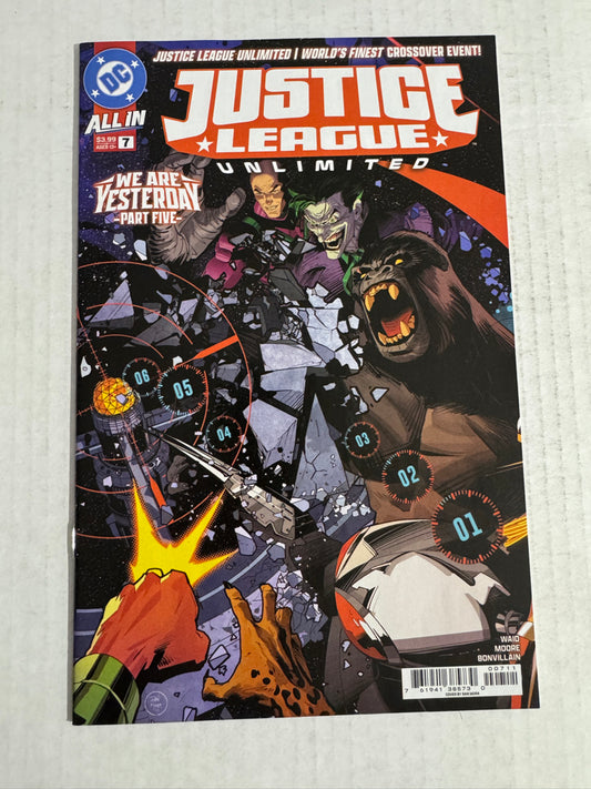 JUSTICE LEAGUE UNLIMITED #7 NM Dan Mora Cover