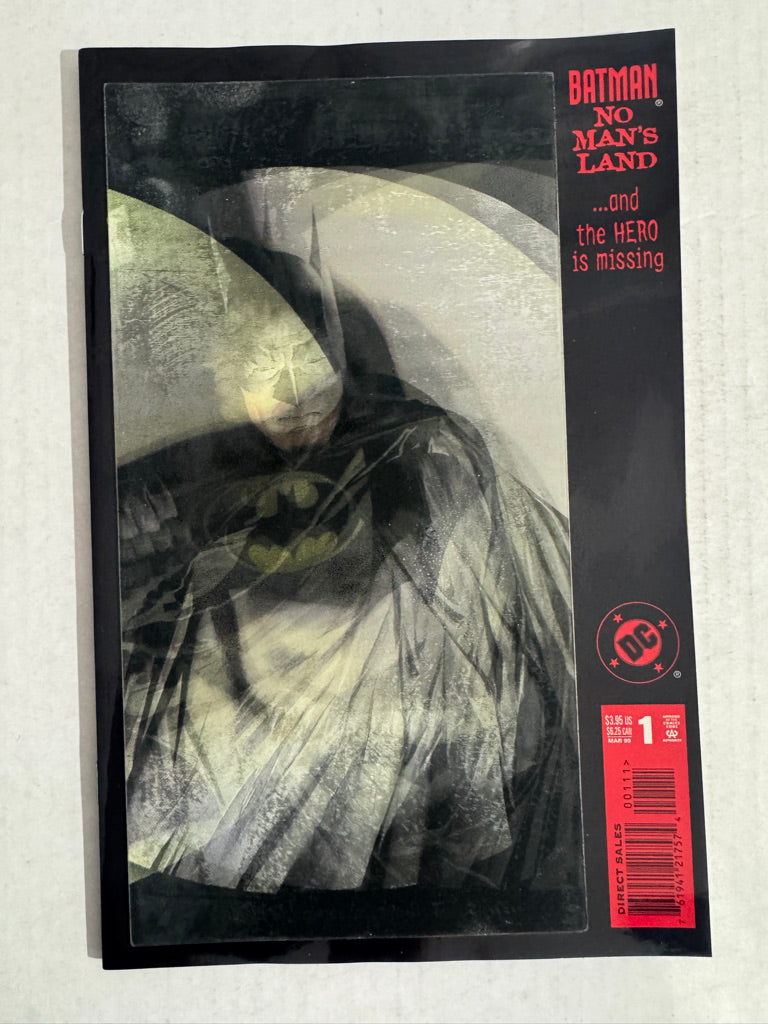 BATMAN NO MAN'S LAND #1 NM- Alex Ross Lenticular Cover