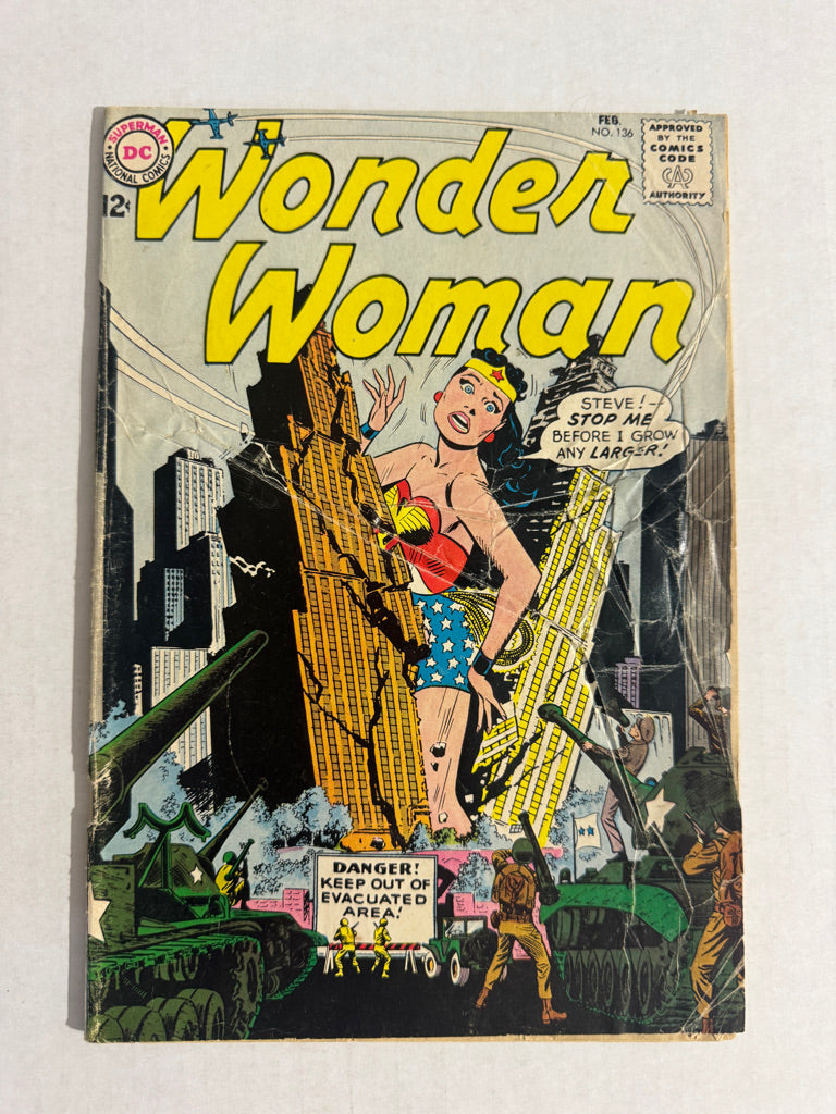 WONDER WOMAN #136 GD-