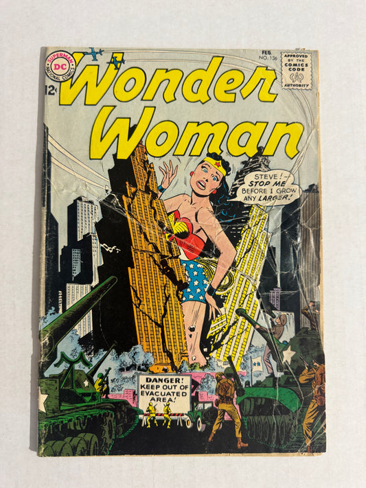 WONDER WOMAN #136 GD-