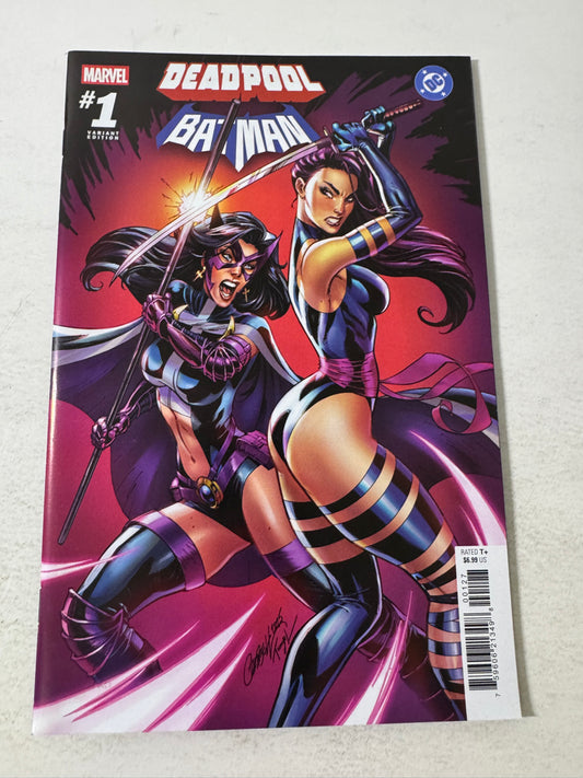 DEADPOOL BATMAN #1 NM J Scott Campbell Variant