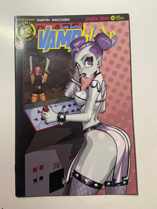 VAMPBLADE Season Three #12 NM Dan Mendoza Lara Croft Homage Variant