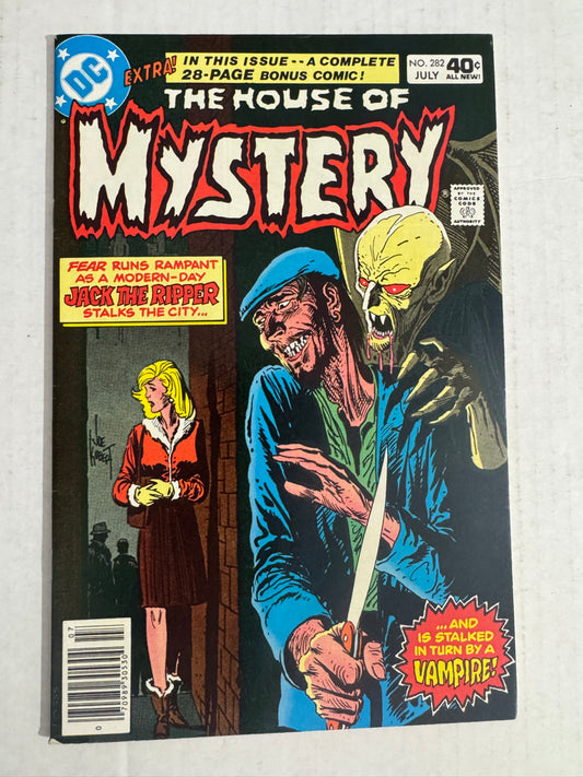 HOUSE OF MYSTERY #282 VF+ Joe Kubert Cover