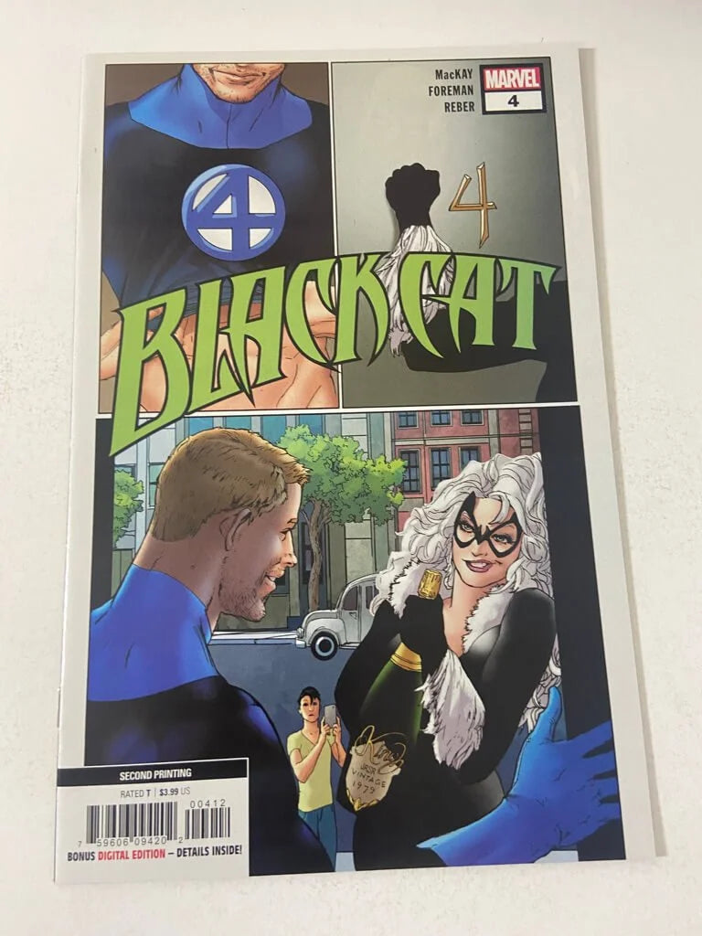 BLACK CAT #4 Vol 3 NM 2nd Print Variant