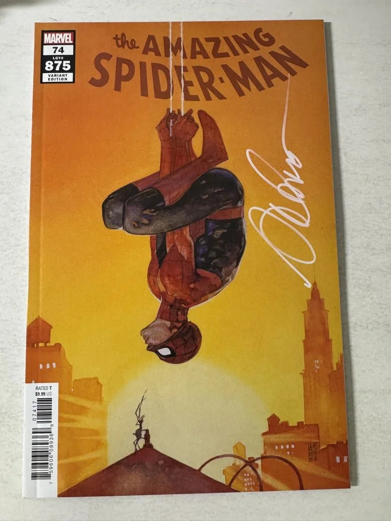 AMAZING SPIDER-MAN #74 Vol 5 NM Alex Maleev Variant SIGNED