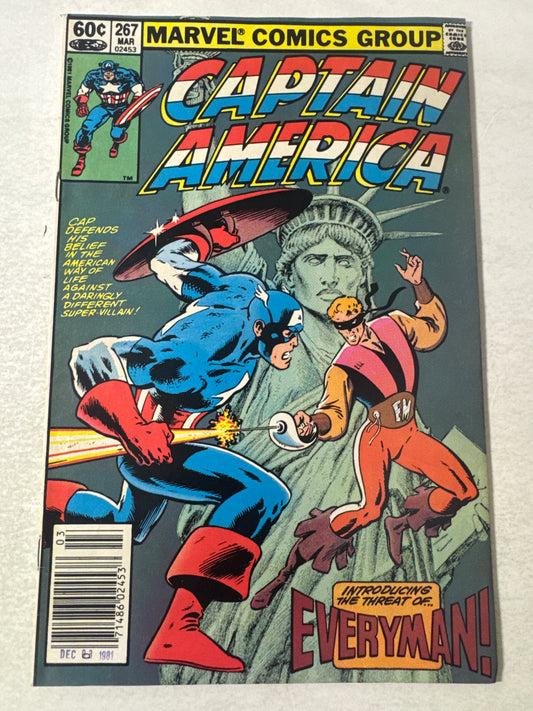 CAPTAIN AMERICA #267 VF  NEWSSTAND