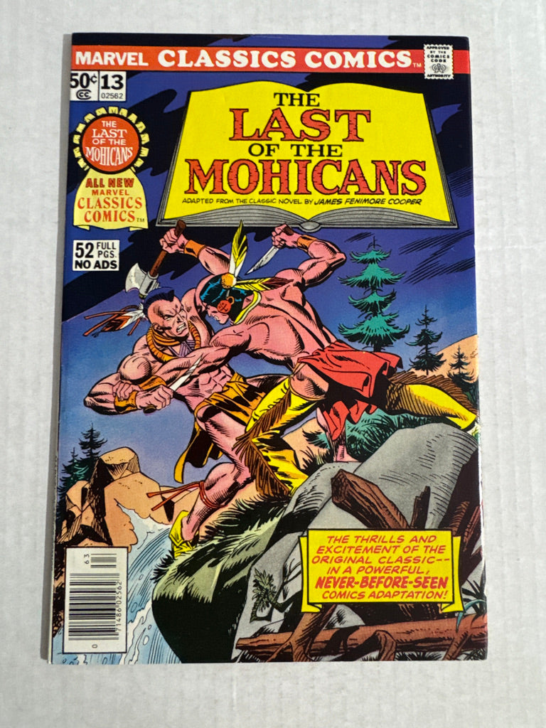 MARVEL CLASSICS COMICS The Last Of The Mohicans #13