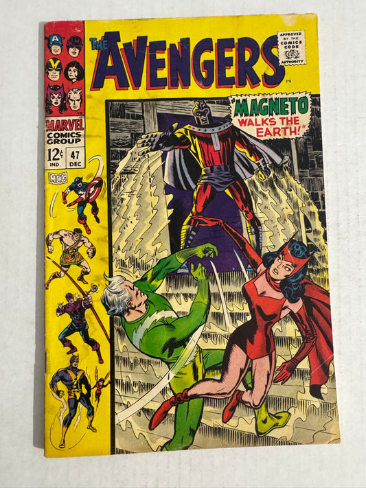 AVENGERS #47 GD/VG 1ST APPEARANCE