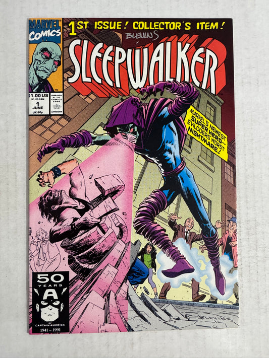 SLEEPWALKER #1 NM- SIGNED by Bret Blevins 1ST APPEARANCE