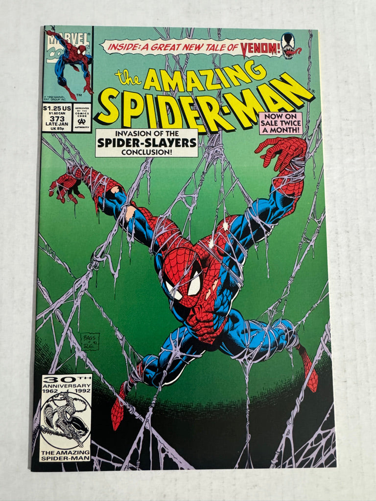 AMAZING SPIDER-MAN #373 NM- Mark Bagley Cover