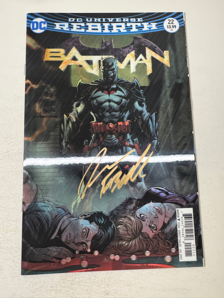 BATMAN #21 & #22 Vol 3 / Flash #21 & #22 THe Button Set SIGNED by Jason Fabok