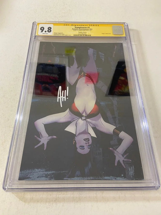 VAMPIVERSE#1 CGC SS 9.8 Adam Hughes Metal Virgin Variant SIGNED
