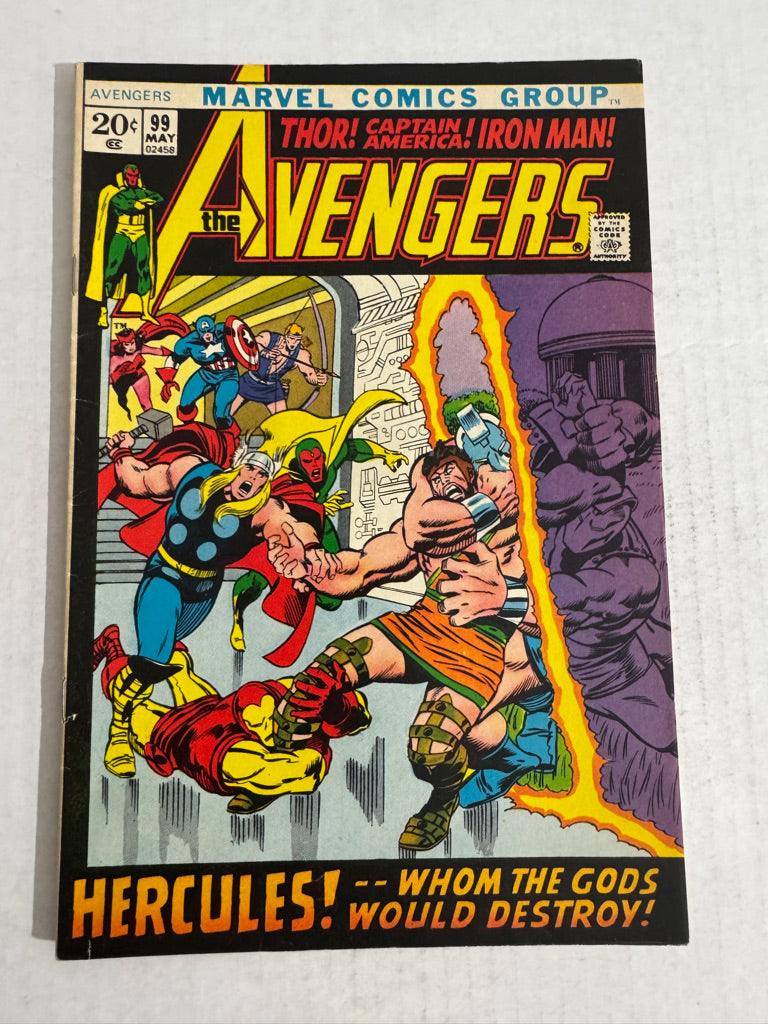 AVENGERS #99 FN+ Barry Windsor-Smith Cover