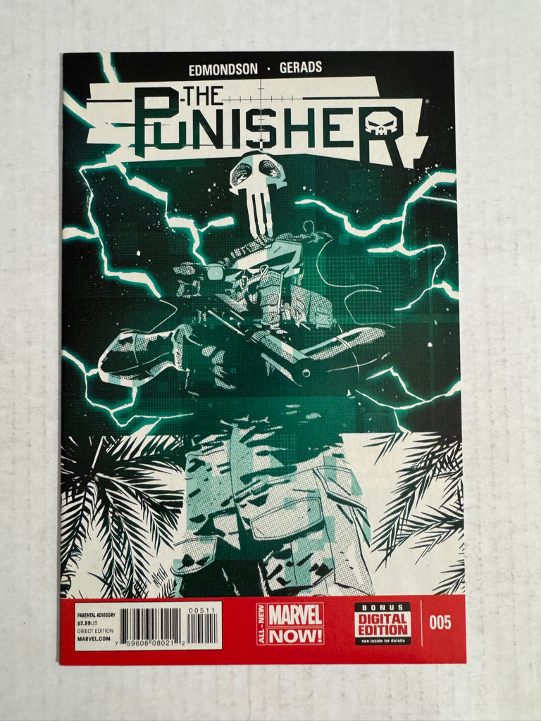 THE PUNISHER #5 Vol 3 NM- Mitch Gerads Cover