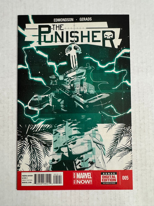 THE PUNISHER #5 Vol 3 NM- Mitch Gerads Cover