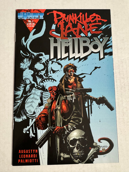 PAINKILLER JANE HELLBOY #1 NM- Mike Mignola Variant
