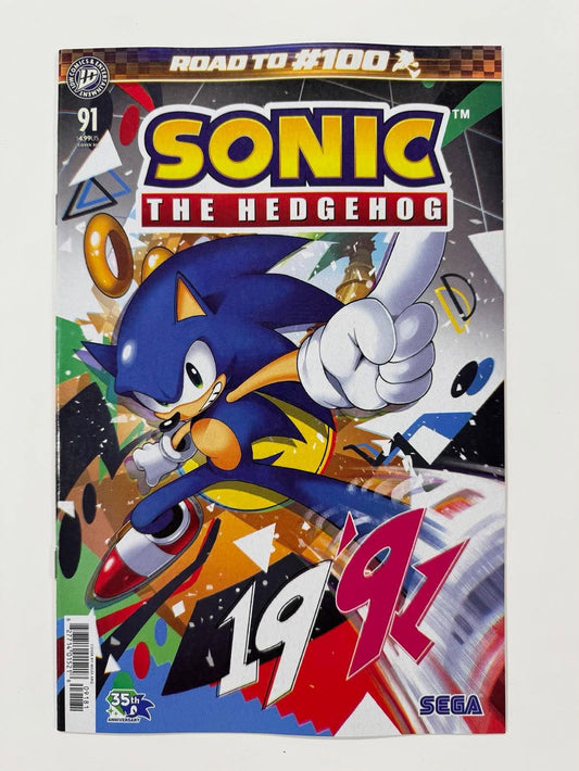 SONIC THE HEDGEHOG #91 NM 1:50 Miles Arq Variant