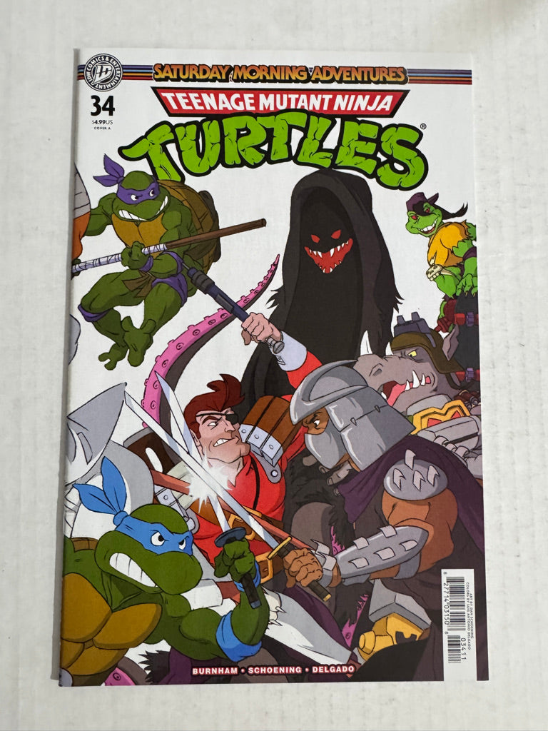 TEENAGE MUTANT NINJA TURTLES SATURDAY MORNING ADVENTURES #34 NM