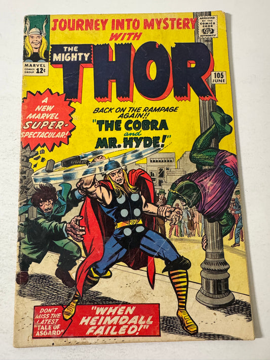 JOURNEY INTO MYSTERY #105 GD/VG