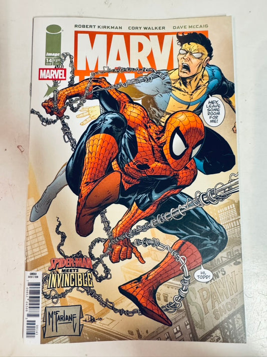 MARVEL TEAM-UP #14 Vol 3 NM Facsimile Todd McFarlane Variant