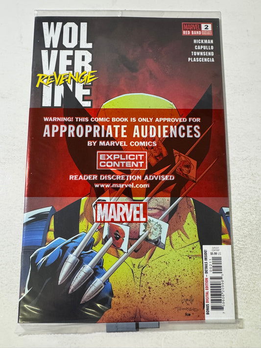 WOLVERINE REVENGE #2 NM Sealed Red Band Edition
