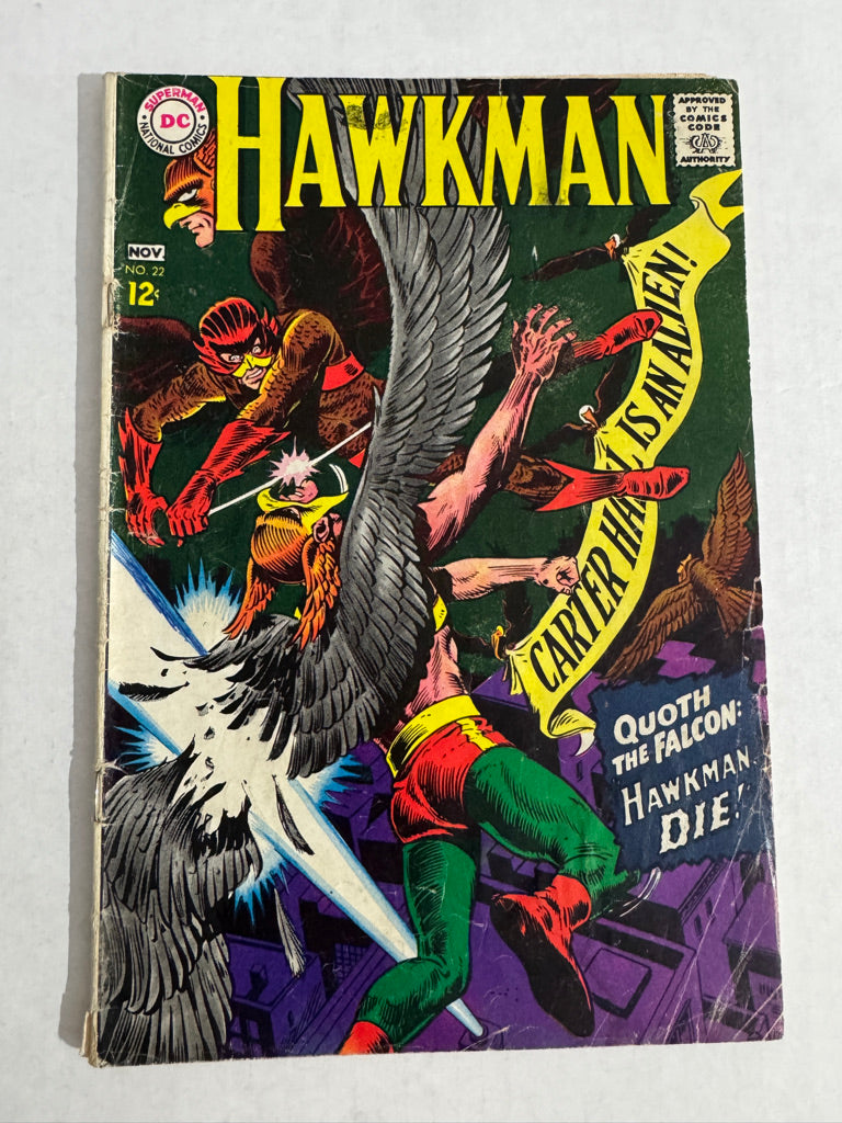 HAWKMAN #22 GD-