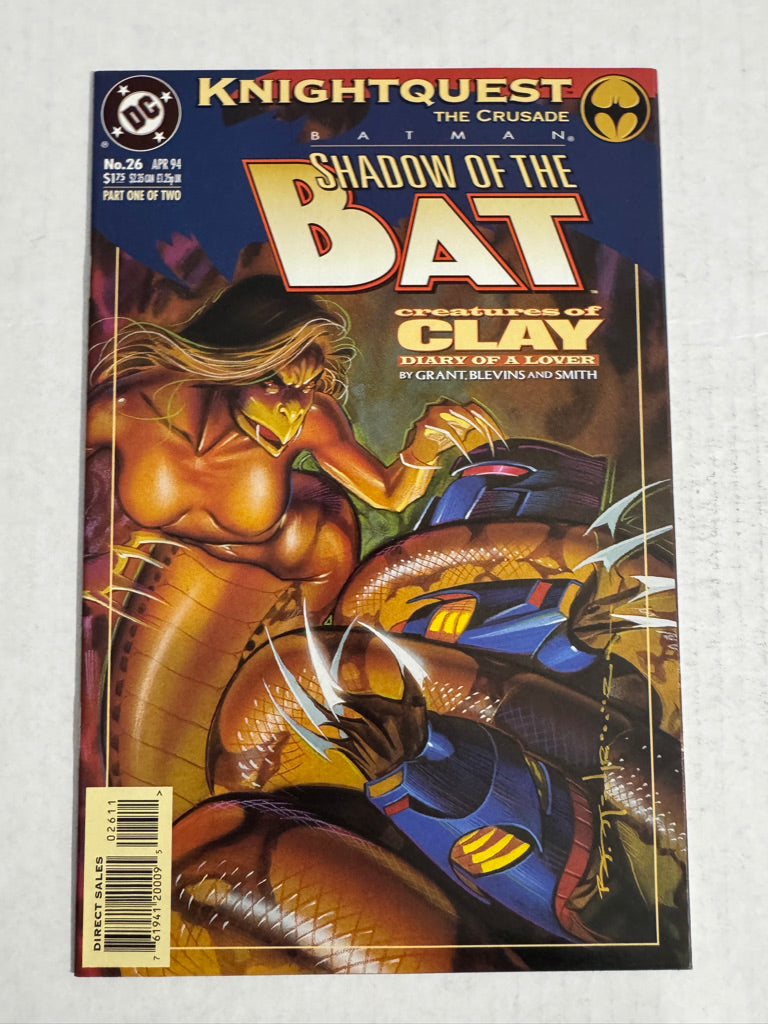 BATMAN SHADOW OF THE BAT #26 NM- Brian Stelfreeze Cover