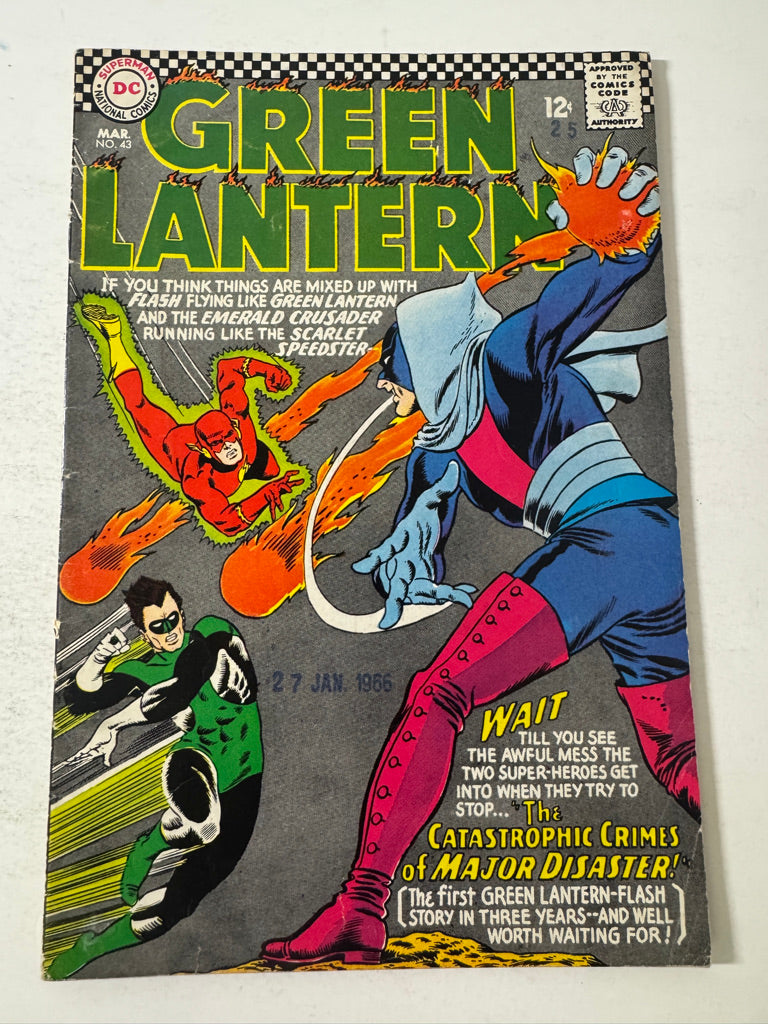 GREEN LANTERN #43 VG 1ST APPEARANCE