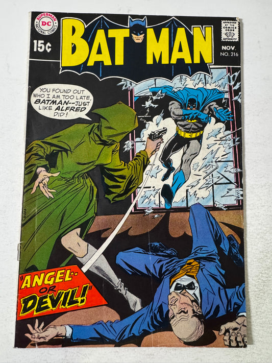 BATMAN #217 VG/FN Neal Adams Cover