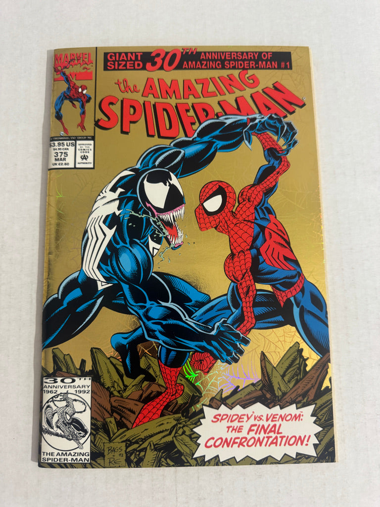 AMAZING SPIDER-MAN #375 VF/NM Foil Cover