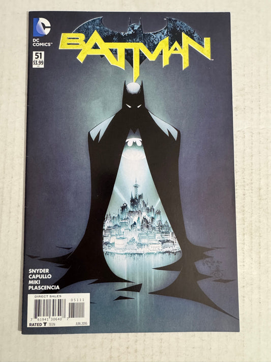 BATMAN #51 Vol 2 VF/NM Greg Capullo Cover