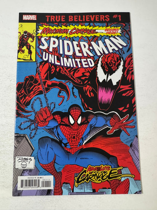 SPIDER-MAN UNLIMITED #1 NM True Believers Reprint Variant