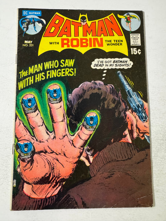 BATMAN #231 VG+ Neal Adams Cover