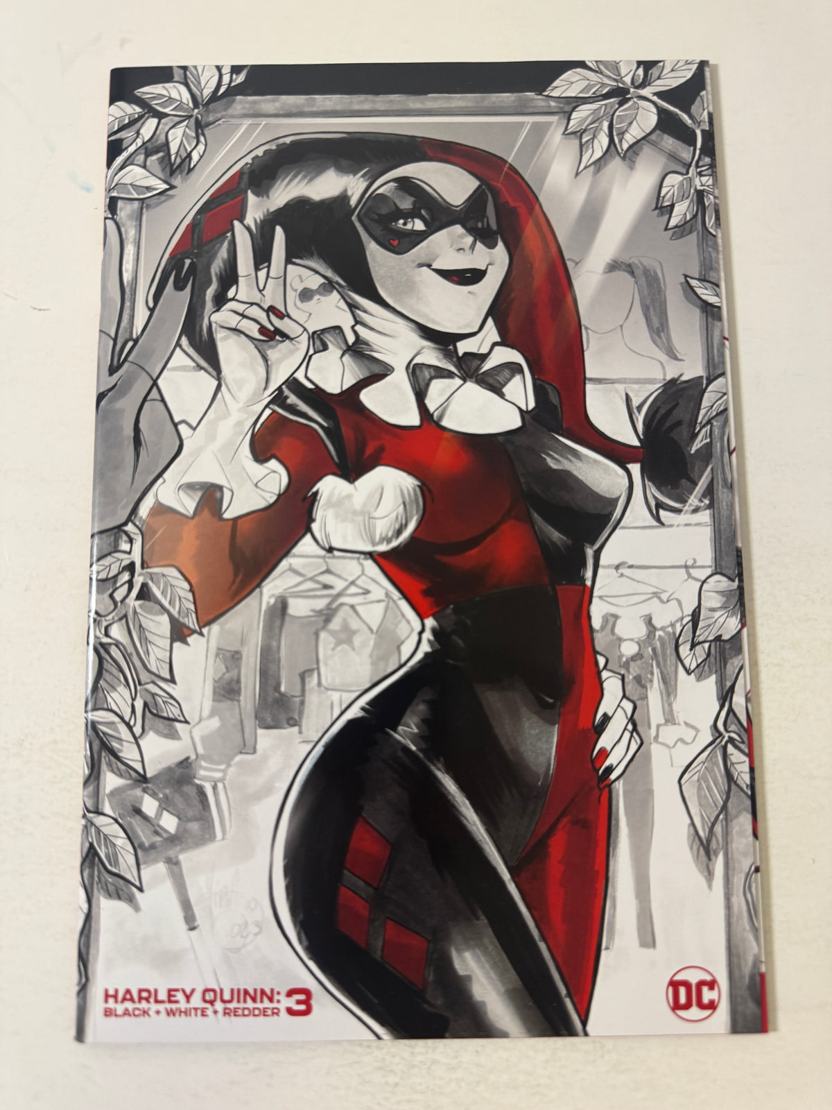 HARLEY QUINN Black + White + Redder #3 NM Mirka Andolfo Variant
