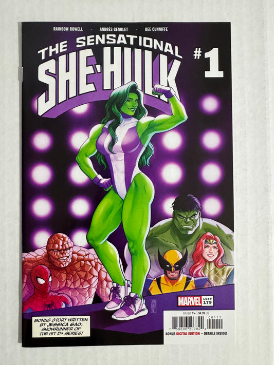SENSATIONAL SHE-HULK #1 Vol 2 NM Jen Bartel Cover